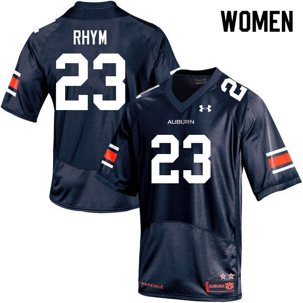Women's Auburn Tigers #23 J.D. Rhym Navy 2022 College Stitched Football Jersey